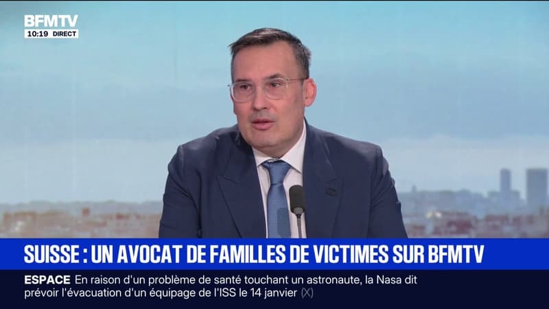 Crans-Montana: "Je veux savoir pourquoi les autorités n'ont pas fait ce contrôle", déclare un avocat de familles de victimes