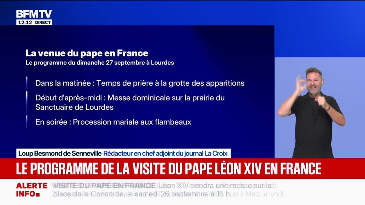 Paris, Lourdes, Metz... Voici le programme du pape en France