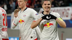 Marcel Sabitzer, auteur d'un doublé avec Leipzig