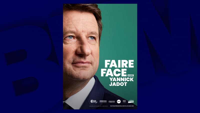 Présidentielle: l'affiche de campagne et le slogan de Yannick Jadot dévoilés