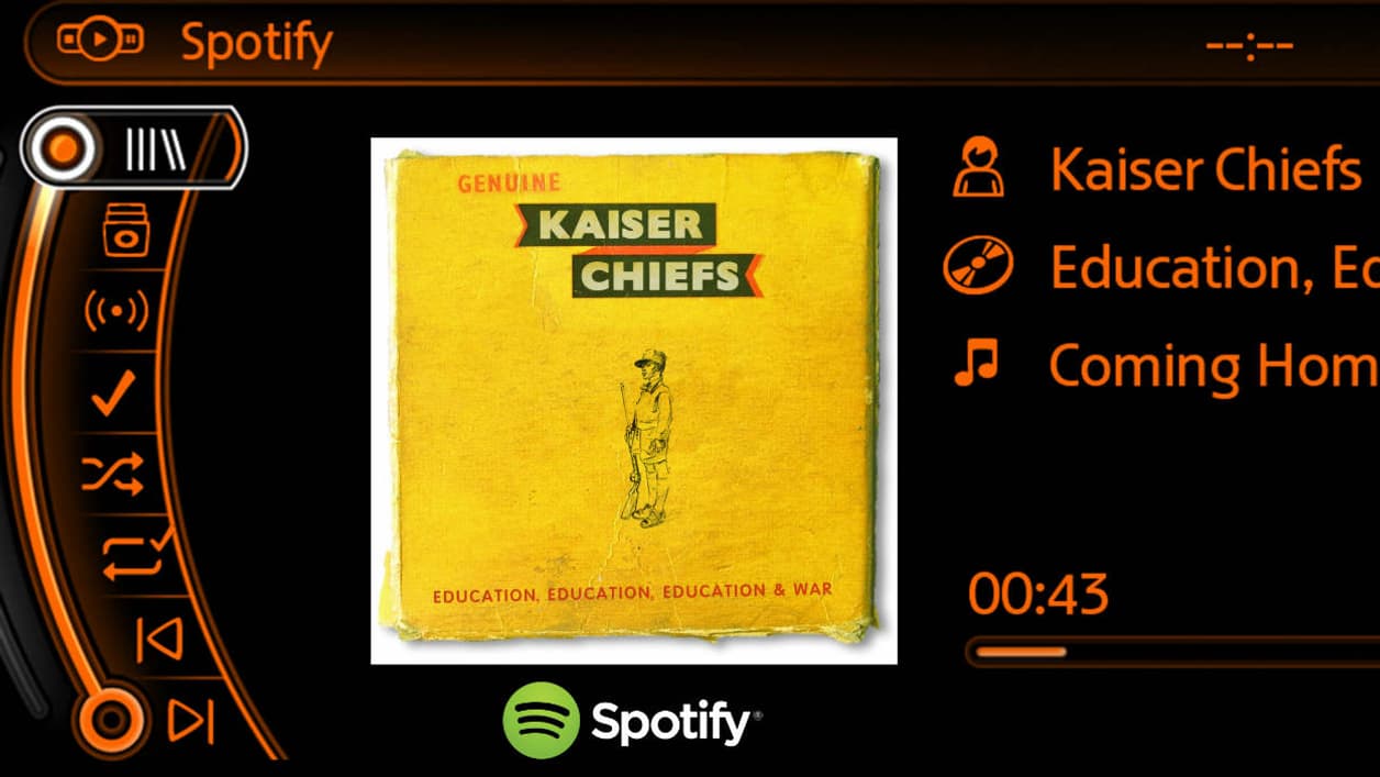 BMW et Mini intègrent depuis fin 2014 Spotify. BMW et Mini intègrent depuis fin 2014 Spotify.