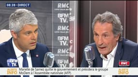 Laurent Wauquiez face à Jean-Jacques Bourdin en direct