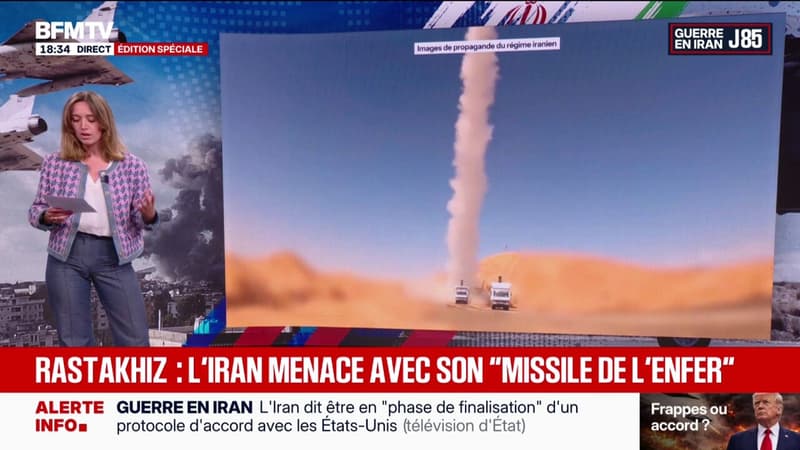 LES ÉCLAIREURS: l'Iran menace de riposte avec son missile de l'enfer, le Rastakhiz