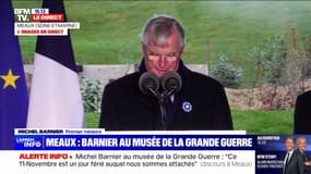 11-Novembre: Michel Barnier appelle "à un sursaut collectif" face au réchauffement climatique, au racisme et à l'antisémitisme