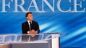 Emmanuel Macron sur TF1 ce mardi 13 mai.