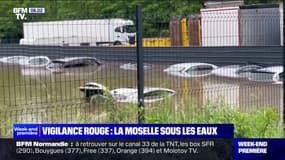 Les images des inondations en Moselle, placée en alerte rouge pour inondations