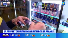 Santé: la puff désormais interdite en France