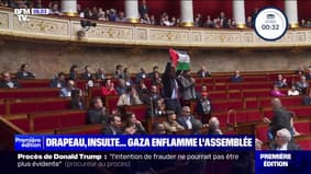 Drapeau palestinien brandi à l'Assemblée: le récit d'une journée sous tension dans l'hémicycle