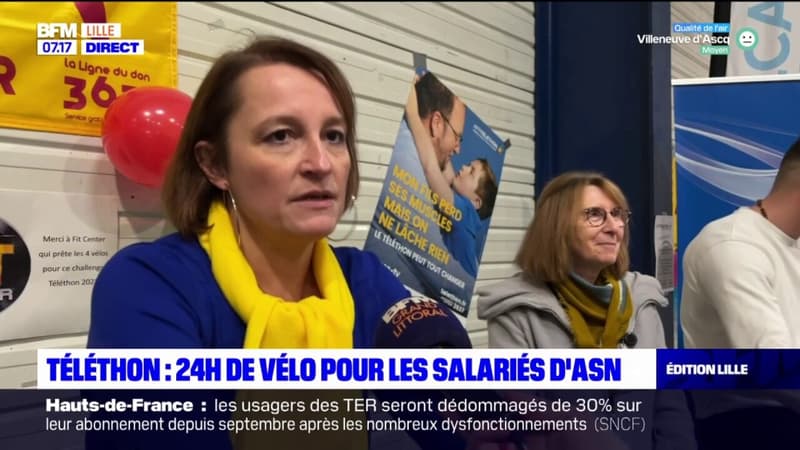 Une entreprise de Calais se mobilise avec 24h de vélo pour le Téléthon