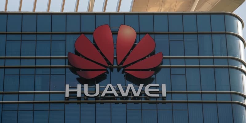 Le logo de la marque Huawei. 