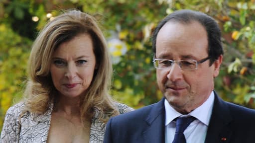 Valérie Trierweiler et François Hollande.