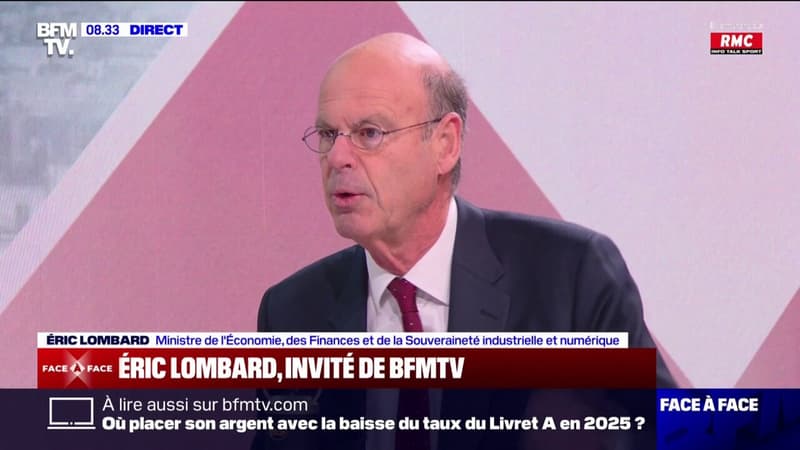 Éric Lombard (ministre de l'Économie): 