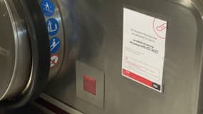 Un escalator du métro lyonnais en panne, le 6 mars 2025.