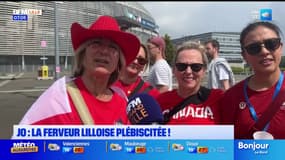 JO 2024: la ferveur a gagné Lille et les abords du stade Pierre-Mauroy