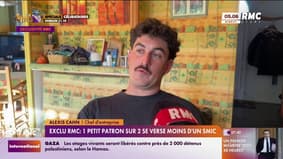 Exclu RMC : un petit patron sur deux se verse moins d'un smic 