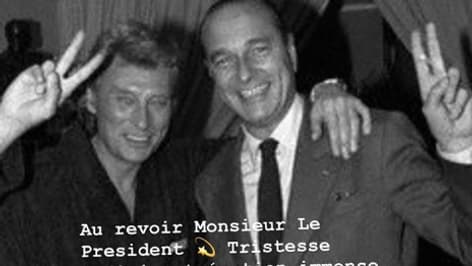 L'hommage de Laeticia Hallyday à Jacques Chirac