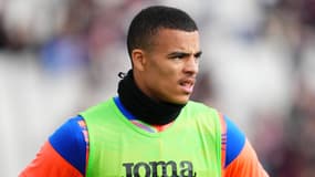 Mason Greenwood à l'échauffement avec Getafe, février 2024
