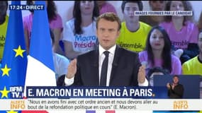 Emmanuel Macron fustige "la grossièreté bien connue" de Marine Le Pen 