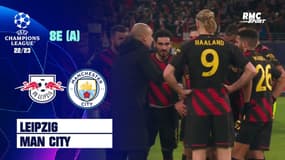 Leipzig 1-1 Manchester City : l'image rare de Guardiola qui rassemble ses joueurs dès la fin du match