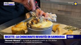 Recette: la choucroute revisitée en samoussa