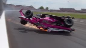 Le crash de Kyle Kirkwood lors des 500 Miles d'Indianapolis 2023