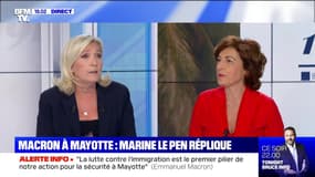 Marine Le Pen face à Ruth Elkrief - 22/10