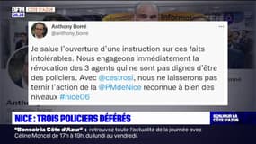 Policiers accusés de séquestration à Nice: trois agents déférés