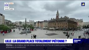 Lille: une pétition lancée pour une piétonnisation permanente de la Grand'Place