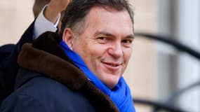 Le ministre des Transports, Philippe Tabarot, le 8 janvier 2025 à la sortie de l'Élysée