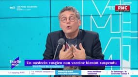 "Ce qui est aberrant, c'est qu'il y ait encore des soignants qui refusent la vaccination. Ces médecins en refusant de se faire vacciner sont irresponsables." Catherine Rambert fustige le comportement des soignants non-vaccinés.