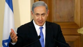 Benjamin Netanyahu s'exprime lors d'une conférence de presse (illustration)