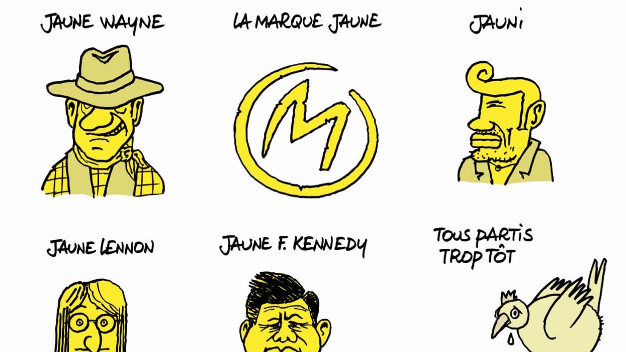 Les Gilets jaunes par Philippe Geluck