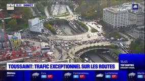 Week-end de la Toussaint: plus de 490 kilomètres de bouchons cumulés en Ile-de-France