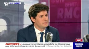 Julien Denormandie répond aux questions de Jean-Jacques Bourdin sur RMC et BFMTV