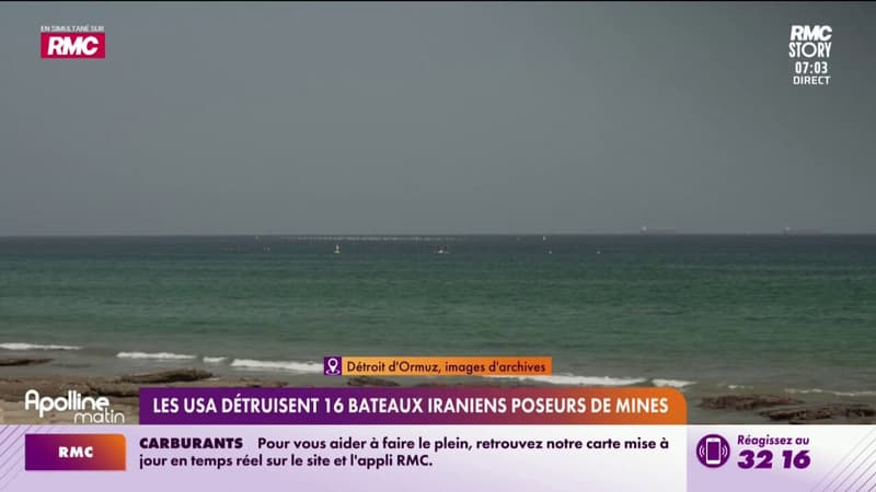 Les USA détruisent 16 bateaux iraniens poseurs de mines