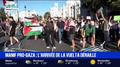 Manifestation propalestinienne sur la Vuelta: le Premier ministre espagnol Pedro Sanchez soutient les manifestants