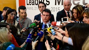 Manuel Valls à Madrid, le 21 février. 