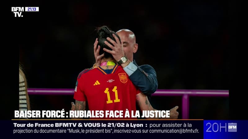 L'IMAGE DU 20H BFM - 2 ans de prison requis contre Luis Rubiales, après son baiser forcé sur Jenni Hermoso