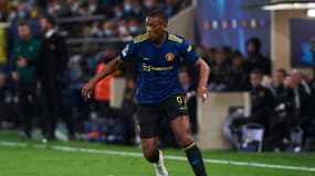 Anthony Martial lors du match entre Villarreal et Manchester United, le 23 novembre