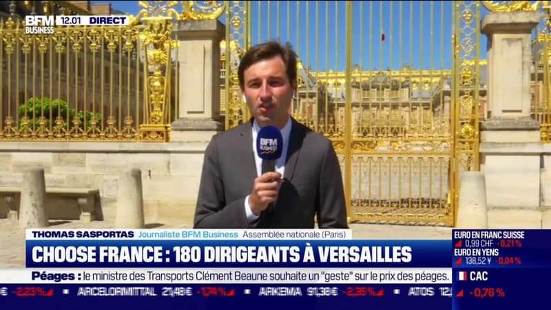 Sommet Choose France: 180 dirigeants à Versailles