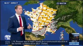 Un temps beaucoup plus clément mais des températures en baisse pour entamer le week-end