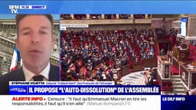 "Les 577 députés, nous pouvons décider de démissionner": Stéphane Vojetta, député Ensemble, propose "une auto-dissolution"