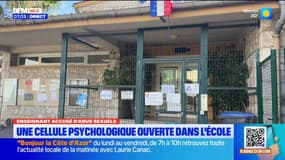 Enseignant accusé d'abus sexuels à Saint-Laurent-du-Var : une cellule psychologique ouverte