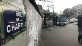 La rue de la Chapelle, dans le 18e arrondissement de Paris.