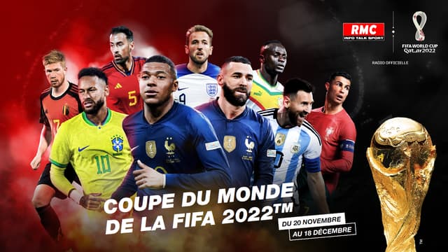 La Coupe du monde de la FIFA 2022 est à suivre sur RMC