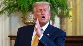 Donald Trump à la Maison Blanche le 22 juillet 2025