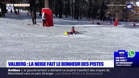 Valberg: entre 20 et 30cm de neige tombés, les skieurs ravis