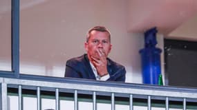 Vincent Ponsot au Groupama Stadium lors Lyon-Lorient (3-3, 8e journée de L1), le 8 octobre 2023