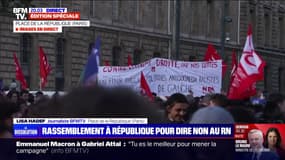 Paris: un nouveau rassemblement est en cours place de la République contre l'extrême droite