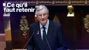 Le Premier ministre, Michel Barnier, à l'Assemblée nationale le 1er octobre 2024
